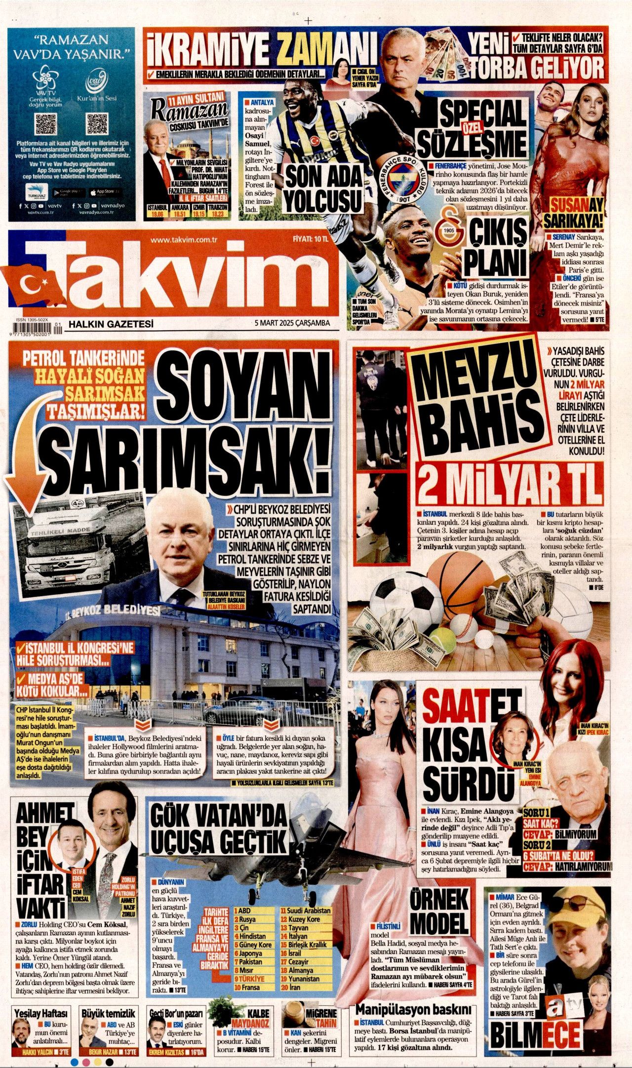 Terörü bitirme sürecinin yol haritası! İşte kırmızı çizgilerimiz... 5 Mart Çarşamba gazete manşetleri! 5
