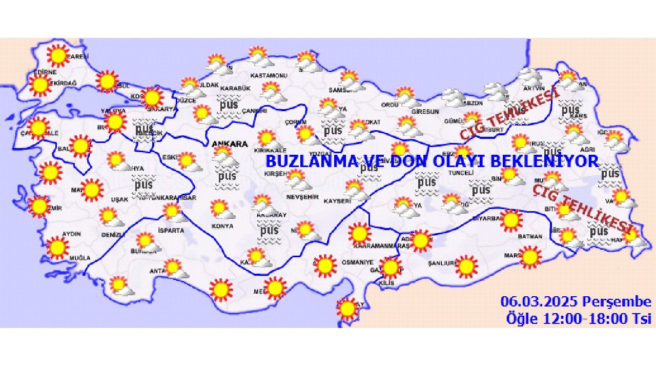 6 Mart 2025 Yurt geneli hava durumu! Sıcaklıklar mevsim normallerinin üzerinde seyredecek... 3
