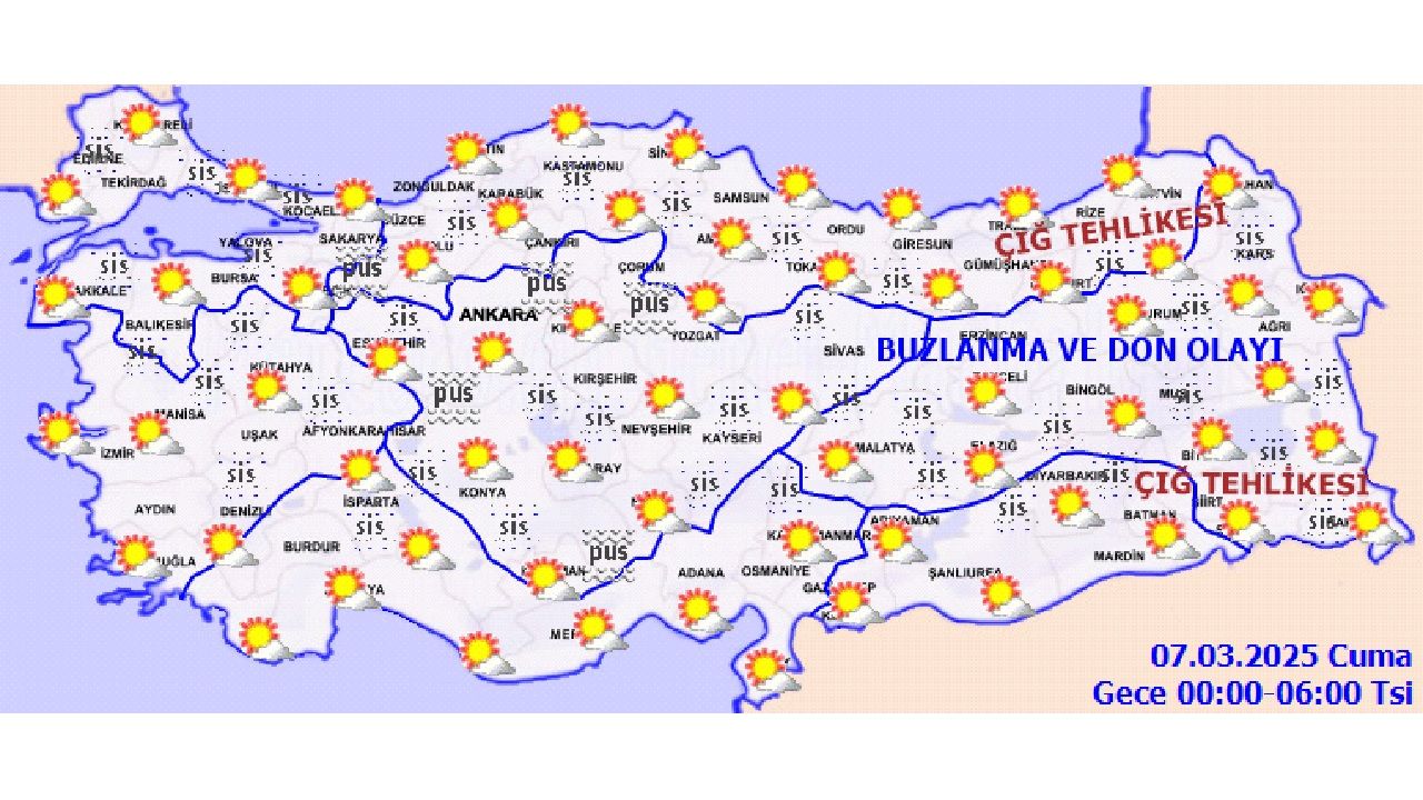 7 Mart 2025 Cuma yurt genelinde hava durumu! Sıcaklıklar mevsim normalleri üzerinde seyredecek... 2