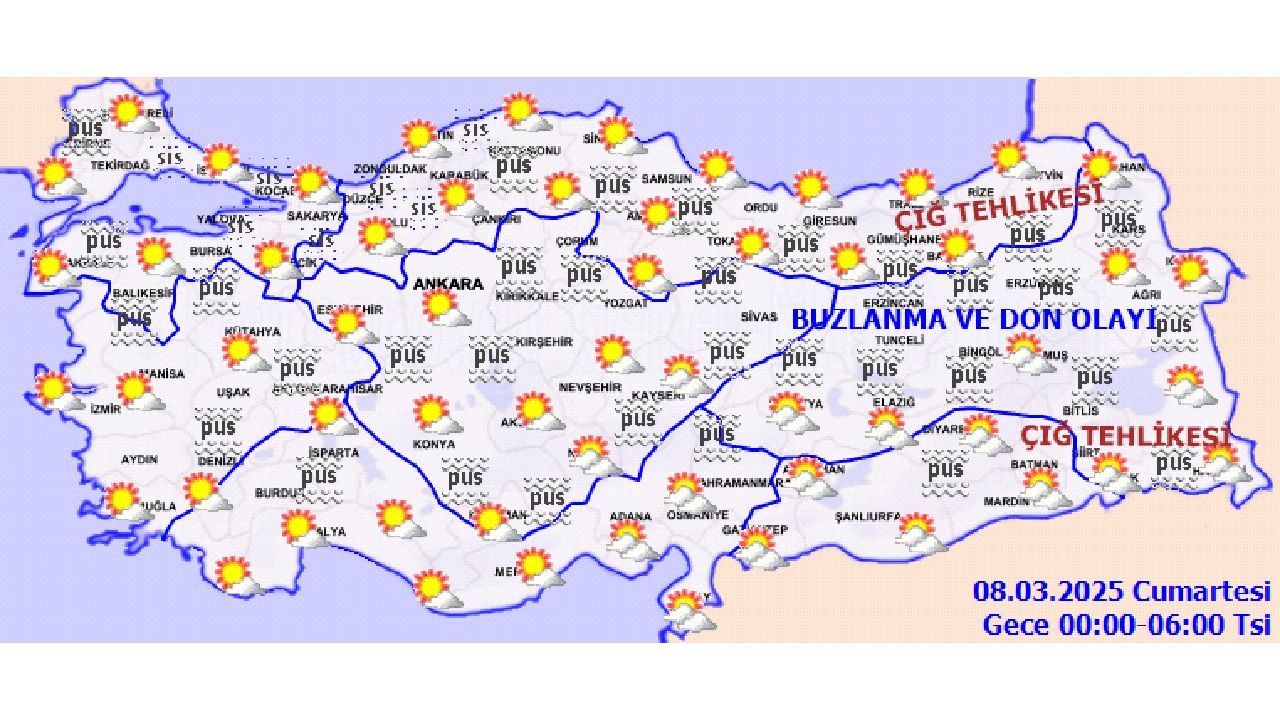 8 Mart 2025 Cumartesi Türkiye geneli hava durumu! Sıcaklıklar mevsim normalleri üzerinde seyretmeye devam edecek... 2
