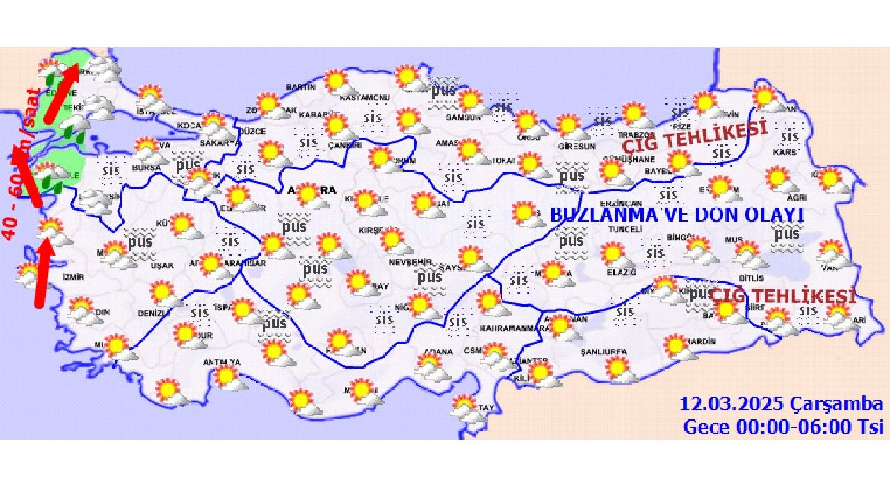12 Mart 2025 Yurt geneli hava durumu tahminleri geldi! İstanbul, Ankara ve İzmir'de beklenen sıcaklıklar... 2