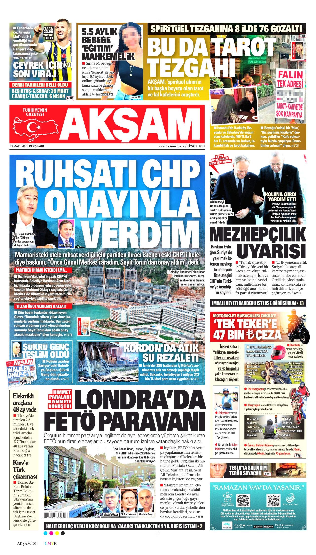 Kıtalararası vergi füzeleri! Gümrük savaşları resmen başladı...  13 Mart Perşembe gazete manşetleri 8