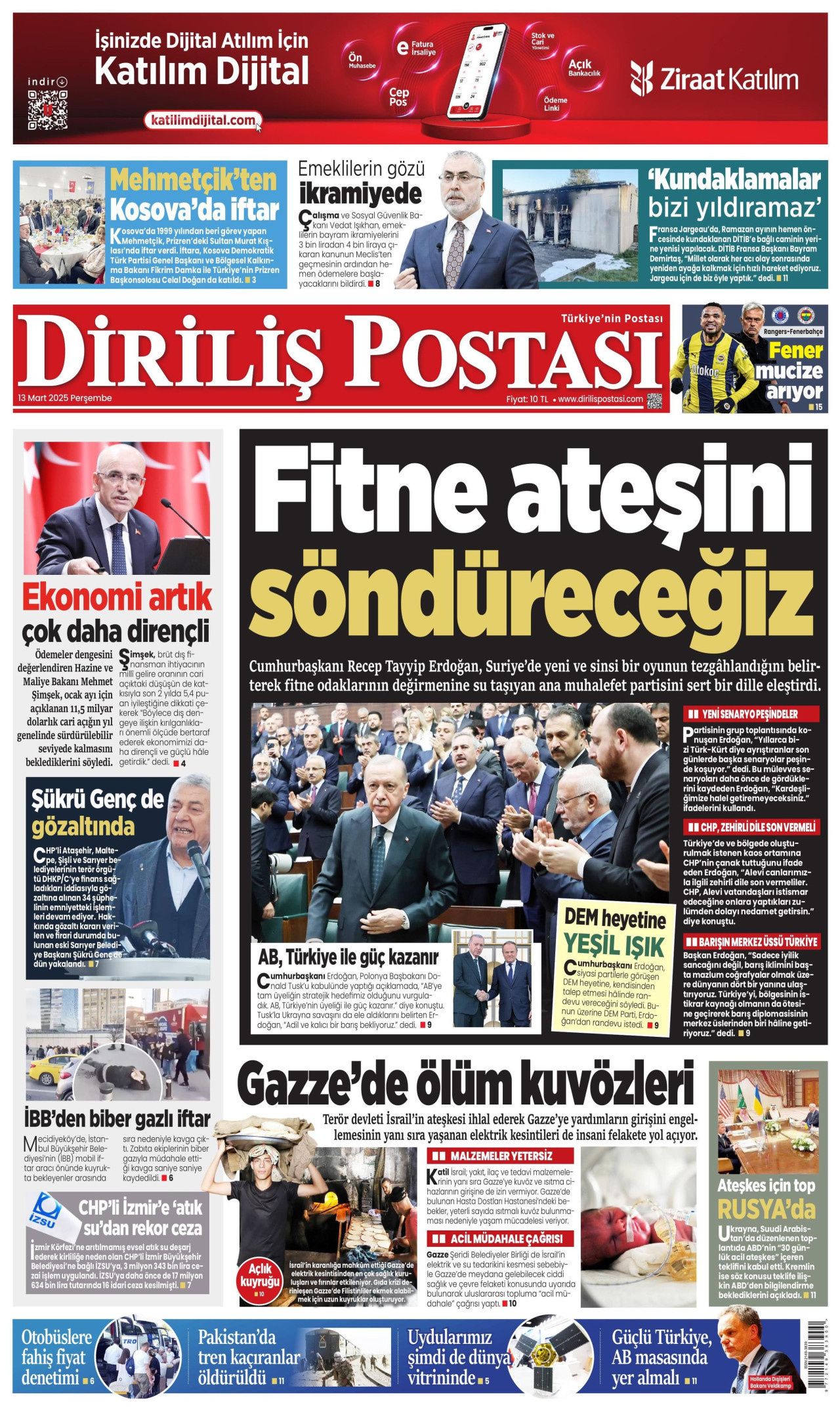 Kıtalararası vergi füzeleri! Gümrük savaşları resmen başladı...  13 Mart Perşembe gazete manşetleri 17