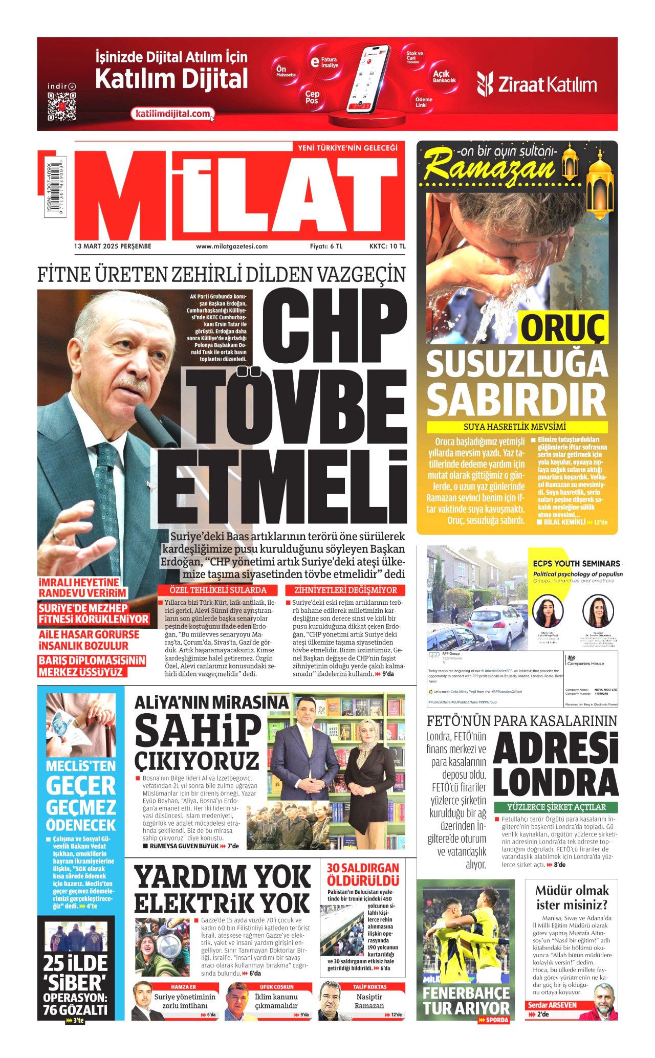 Kıtalararası vergi füzeleri! Gümrük savaşları resmen başladı...  13 Mart Perşembe gazete manşetleri 15