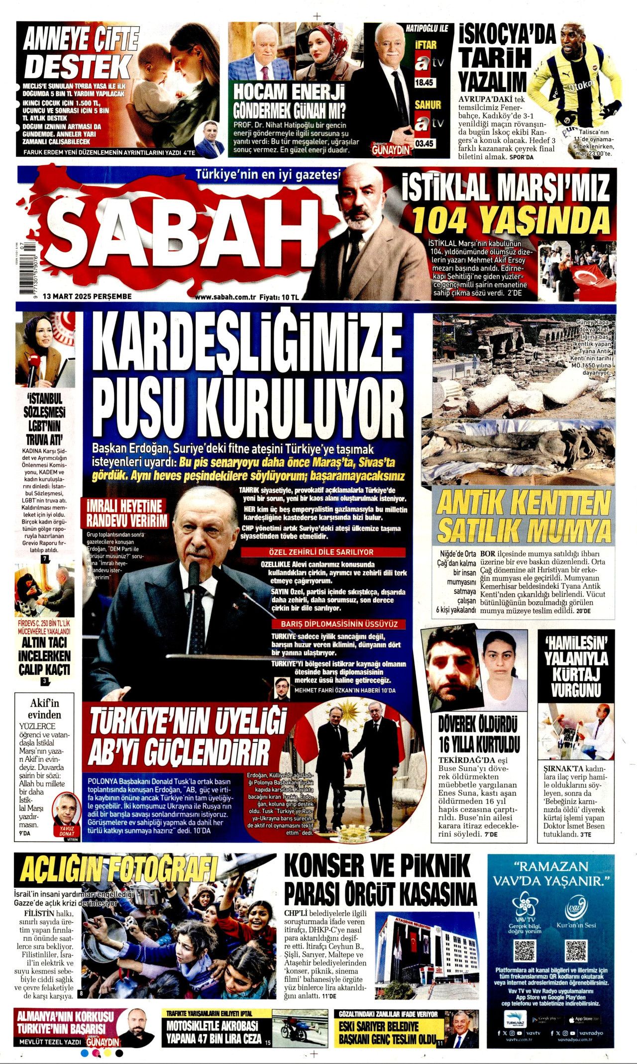 Kıtalararası vergi füzeleri! Gümrük savaşları resmen başladı...  13 Mart Perşembe gazete manşetleri 3