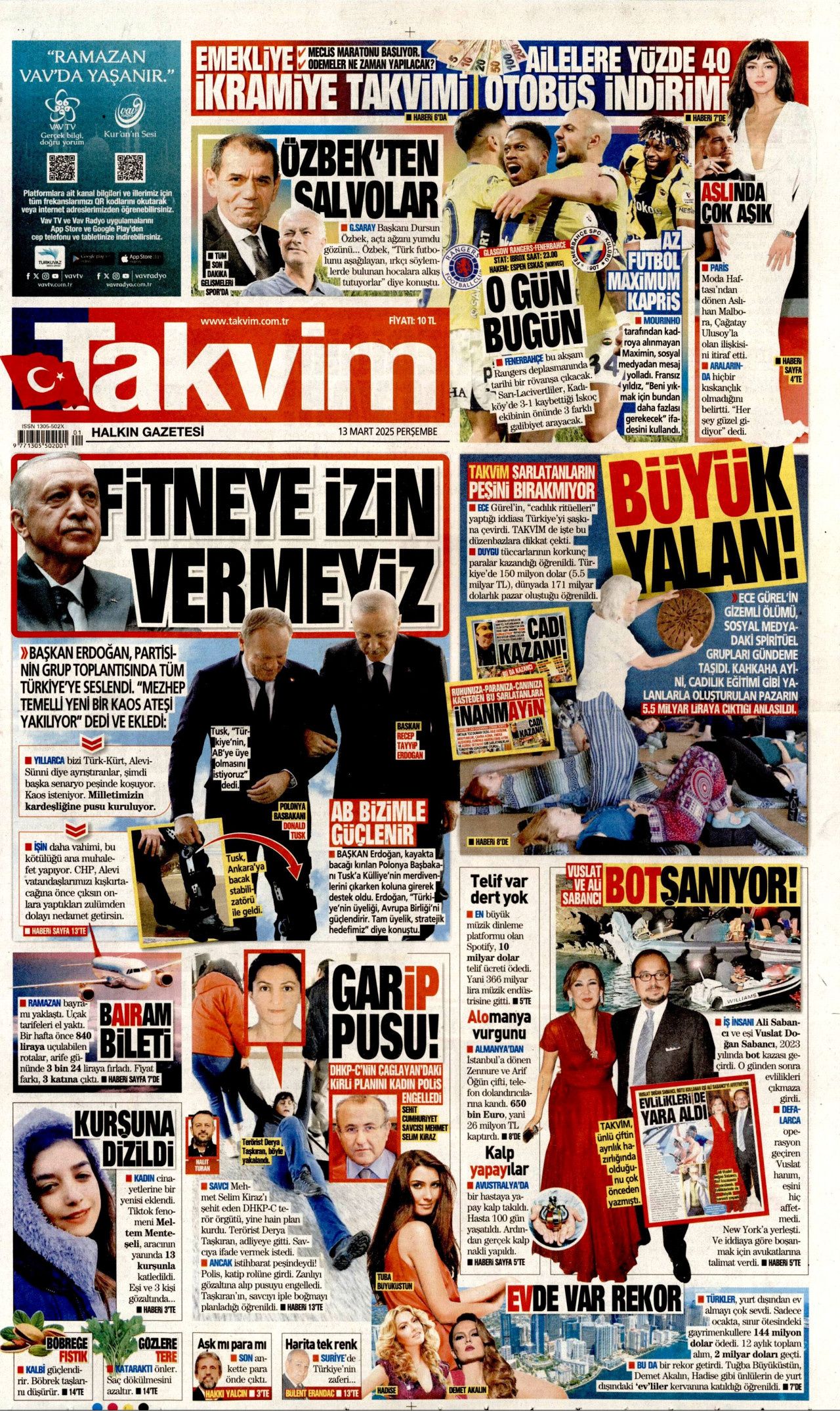 Kıtalararası vergi füzeleri! Gümrük savaşları resmen başladı...  13 Mart Perşembe gazete manşetleri 5