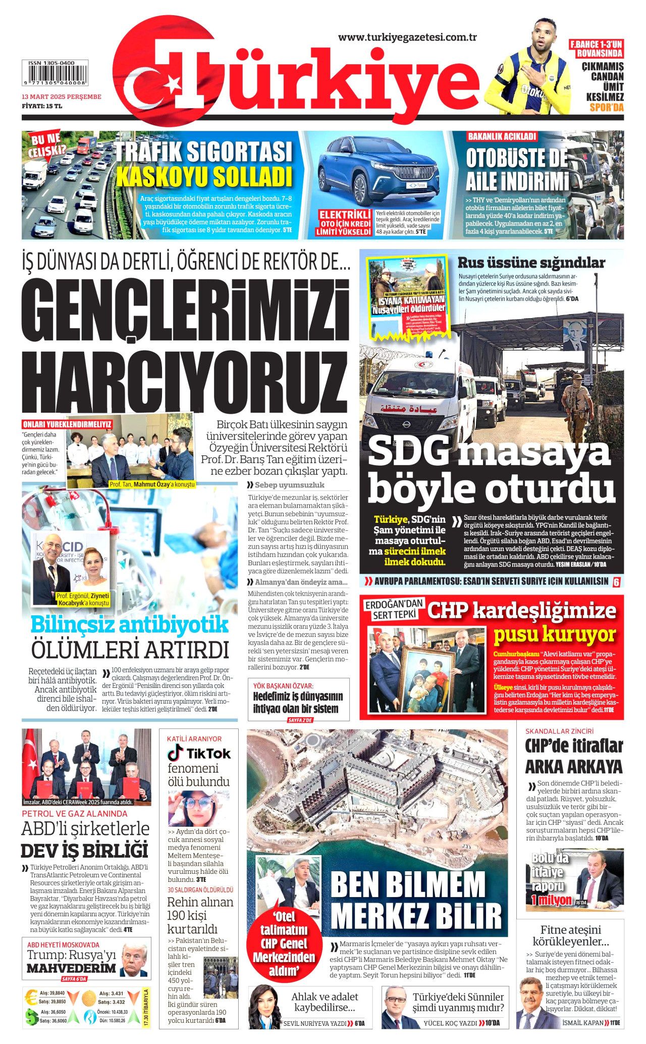 Kıtalararası vergi füzeleri! Gümrük savaşları resmen başladı...  13 Mart Perşembe gazete manşetleri 4