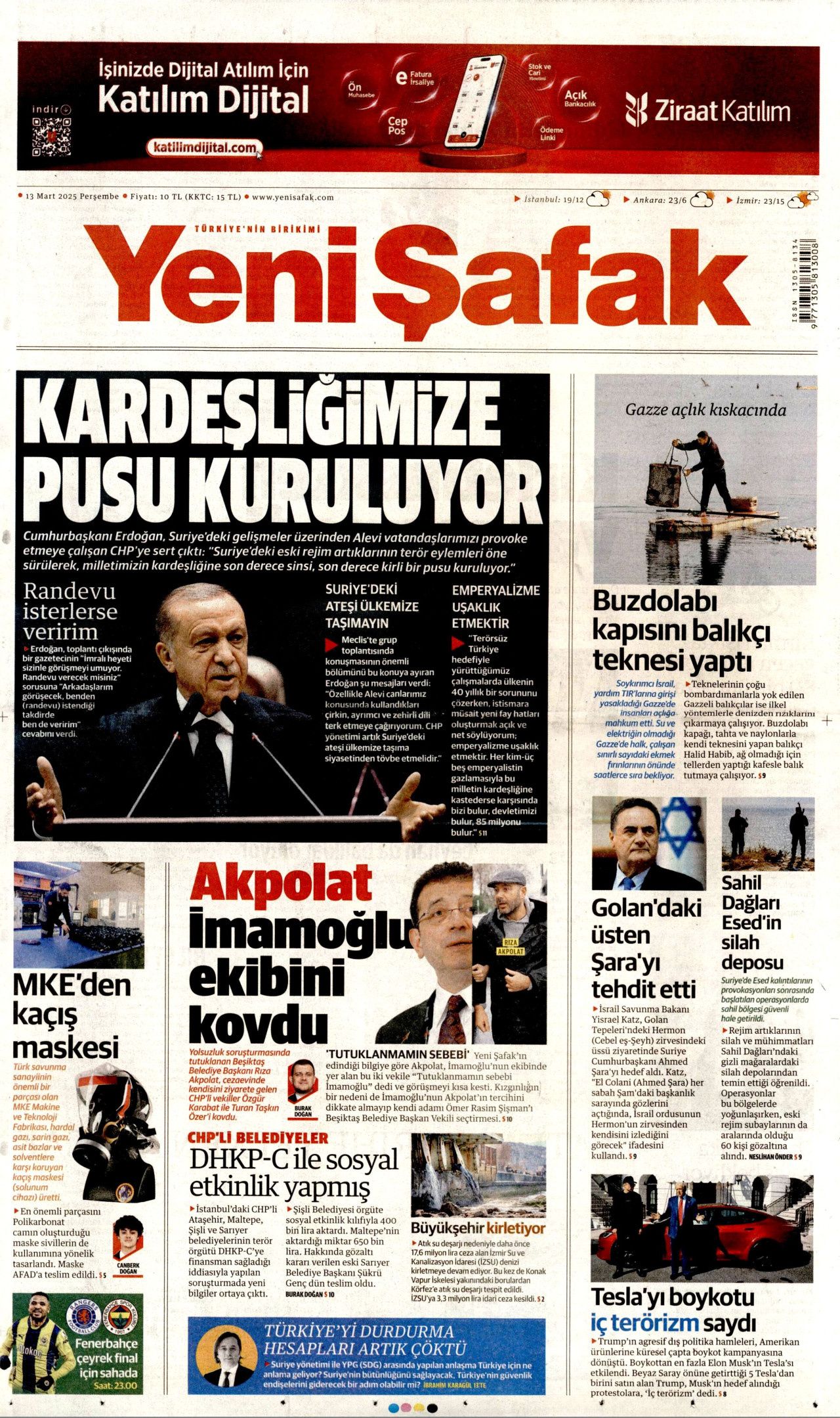 Kıtalararası vergi füzeleri! Gümrük savaşları resmen başladı...  13 Mart Perşembe gazete manşetleri 10