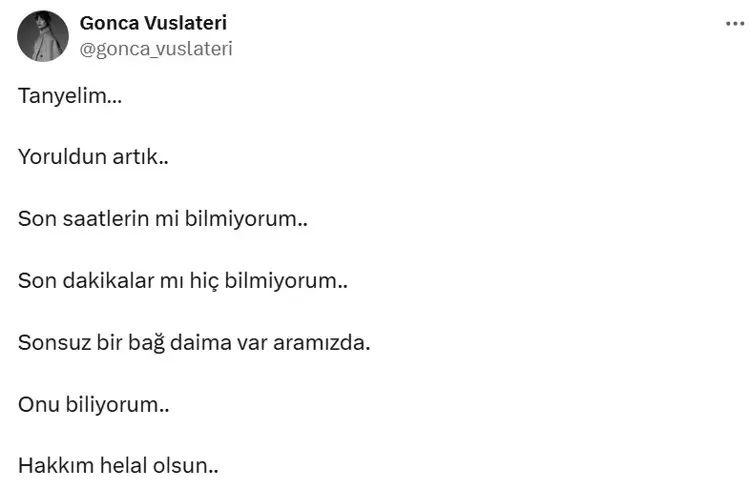 Entübe edilen Tanyeli'nim yakınları hastaneye çağrıldı! 'Son dakikaların mı hiç bilmiyorum' 7