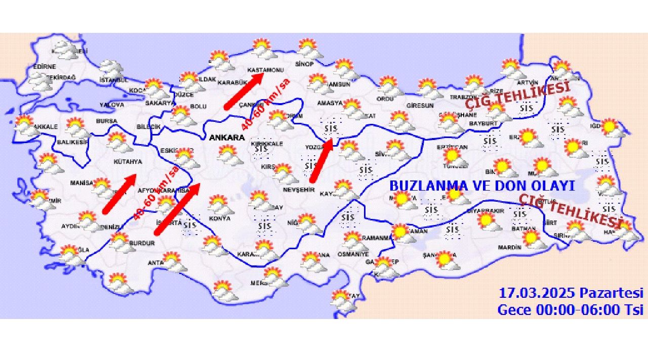 17 Mart 2025 Meteoroloji'den hava durumu raporu geldi! Başta İstanbul, İzmir ve Ankara başta olmak üzere il il beklenen sıcaklıklar... 2