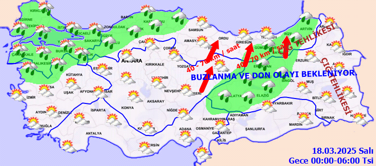 Bahar gitti, kış geri geldi! Kuvvetli sağanak ve lodos etkili olacak... Meteoroloji gün ve saat vererek uyardı! 7