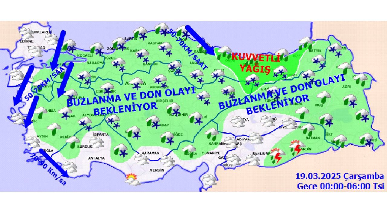 19 Mart 2025 Çarşamba Türkiye genelinde hava nasıl olacak? Başta İstanbul, Ankara ve İzmir olmak üzere il il beklenen sıcaklıklar... 2