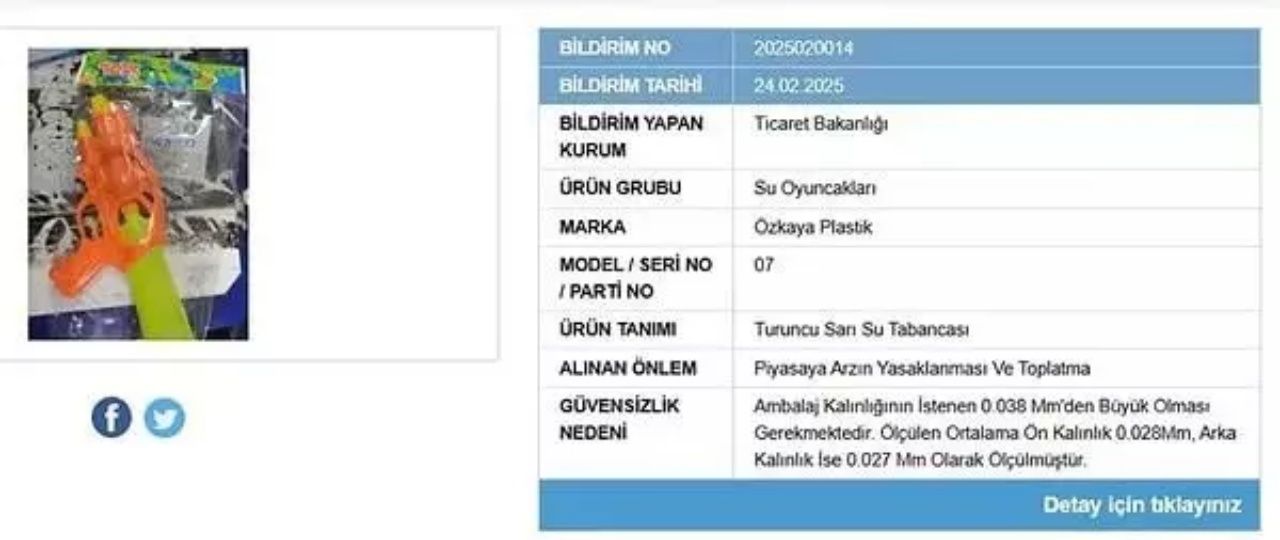 Çocuklar tehlikede! Ticaret Bakanlığı güvensiz ürünler listesini yeniledi 10
