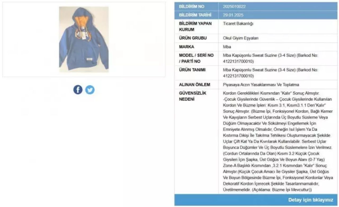 Çocuklar tehlikede! Ticaret Bakanlığı güvensiz ürünler listesini yeniledi 11