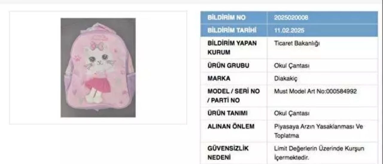 Çocuklar tehlikede! Ticaret Bakanlığı güvensiz ürünler listesini yeniledi 13