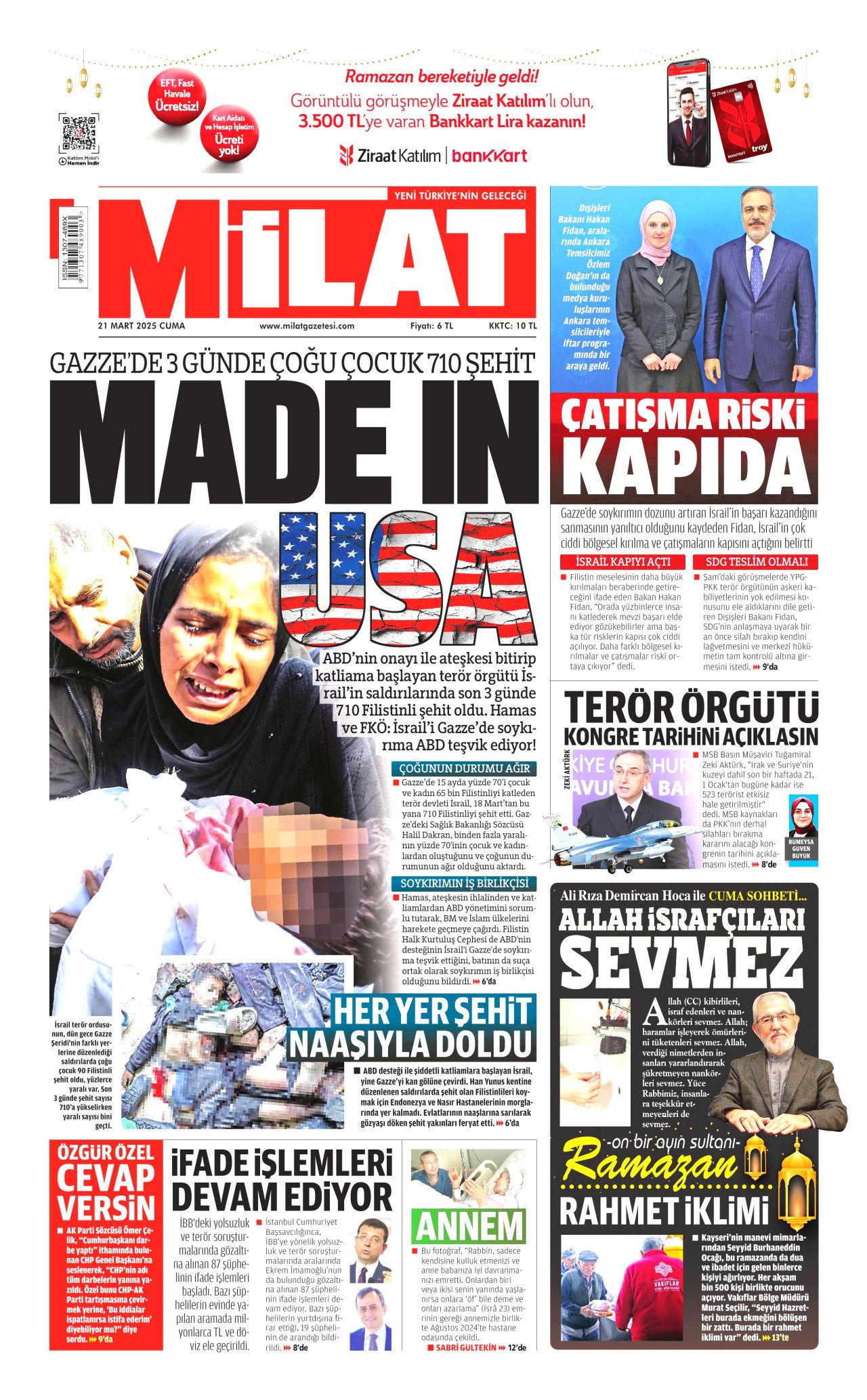 Ekrem İmamoğlu'nu neler bekliyor? 4 ihtimal var... İşte 21 Mart Cuma gazete manşetleri... 17