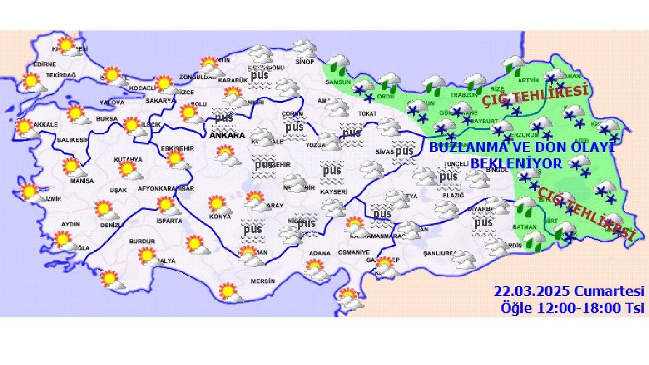 22 Mart 2025 Türkiye geneli hava durumu raporu yayınlandı! Yağış yurdu terk ediyor mu? 4