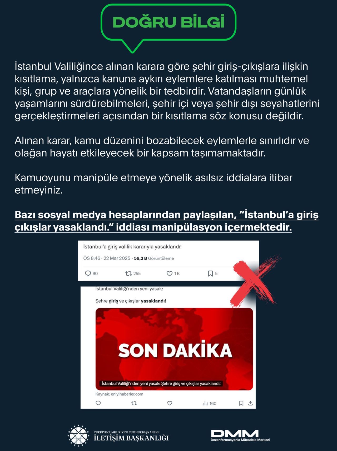 DMM'den yoğun mesai; son 24 saatte ortaya atılan asılsız iddialar tek haberde 8
