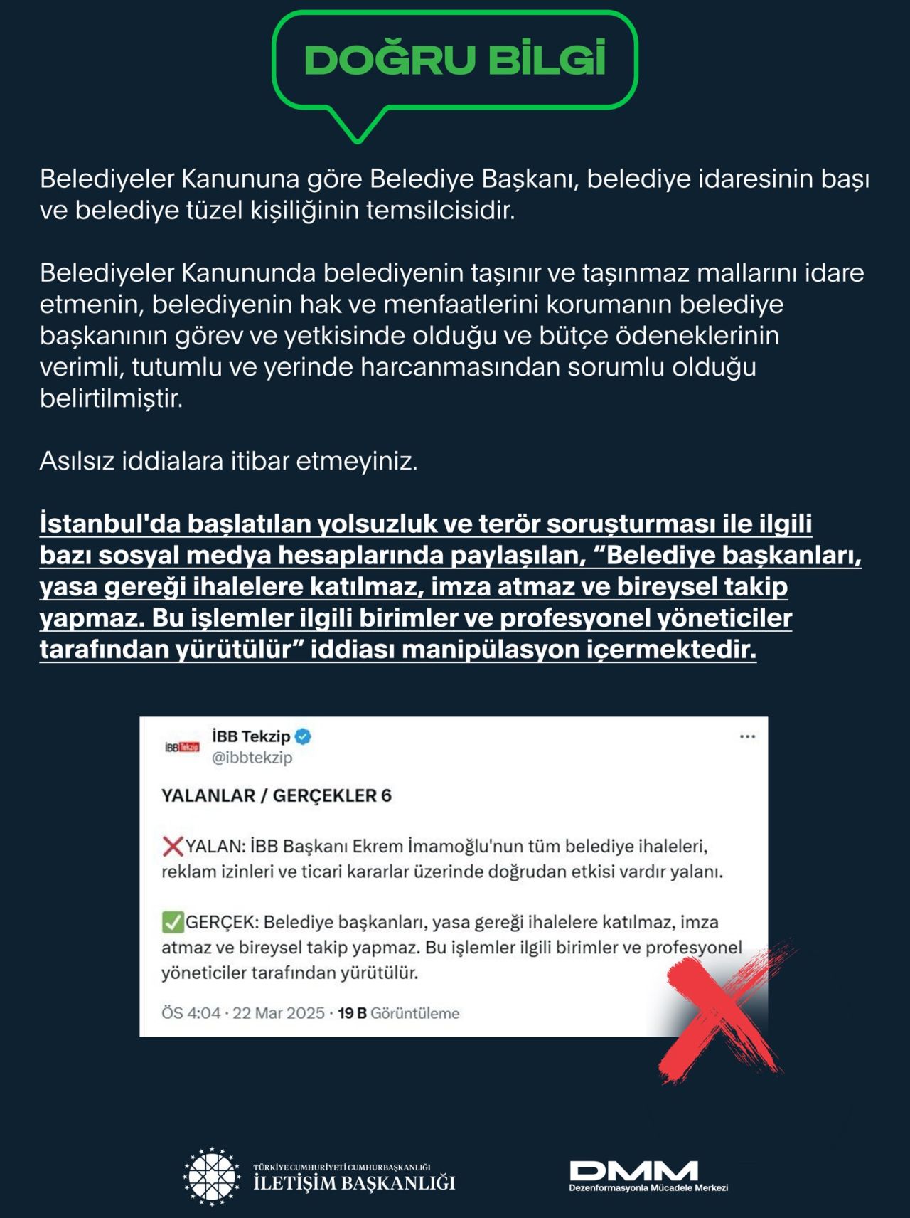 DMM'den yoğun mesai; son 24 saatte ortaya atılan asılsız iddialar tek haberde 7