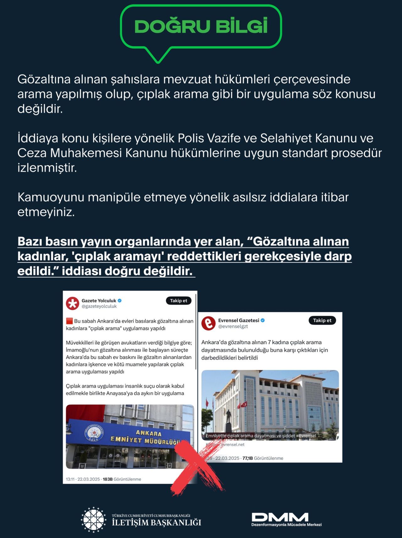 DMM'den yoğun mesai; son 24 saatte ortaya atılan asılsız iddialar tek haberde 9