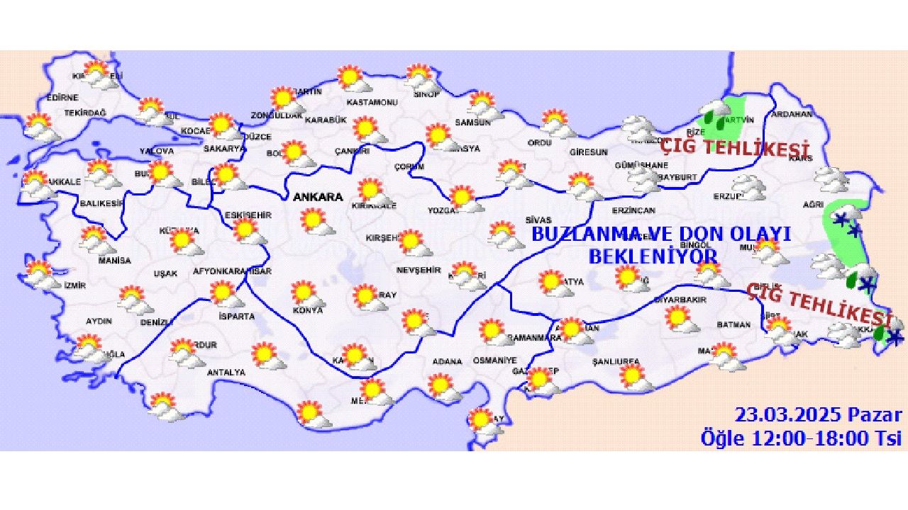 25 Mart 2025 yurt geneli hava durumu! Sıcaklık mevsim normalleri üzerinde seyredecek... 4
