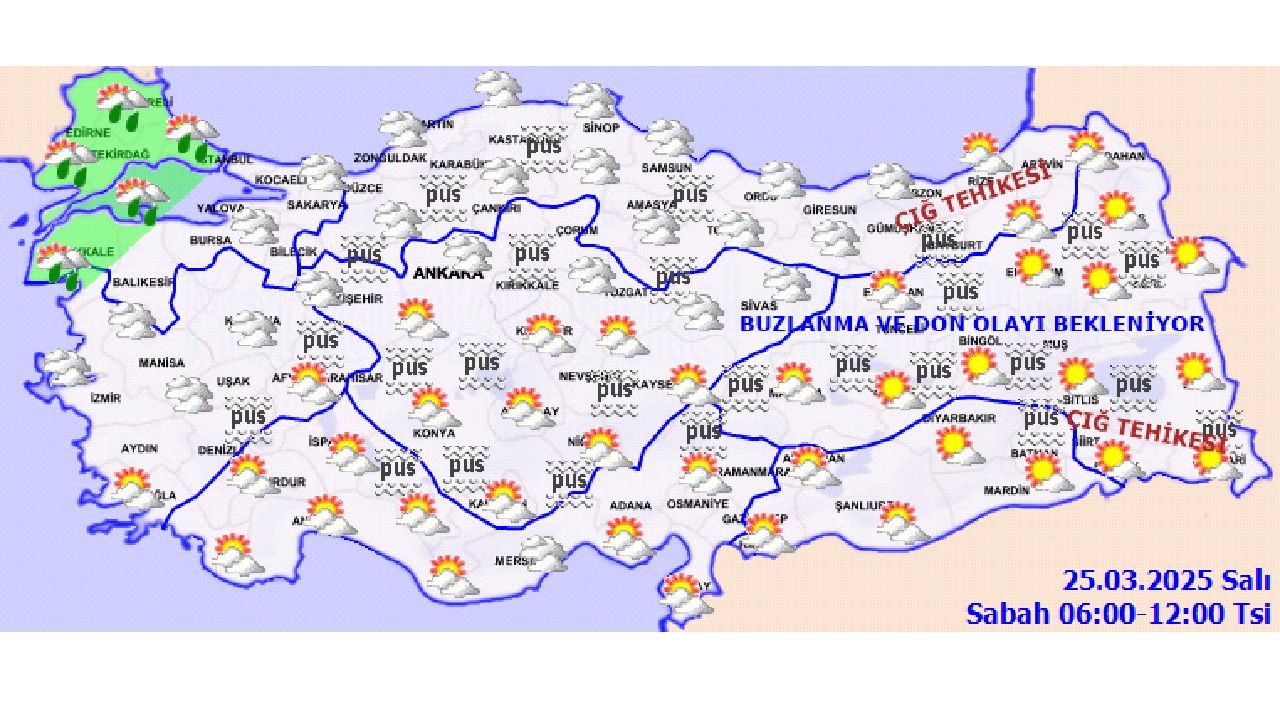 26 Mart 2025 Türkiye geneli hava durumu! Başta İstanbul, Ankara, İzmir ve Bursa'da beklenen sıcaklıklar... 4