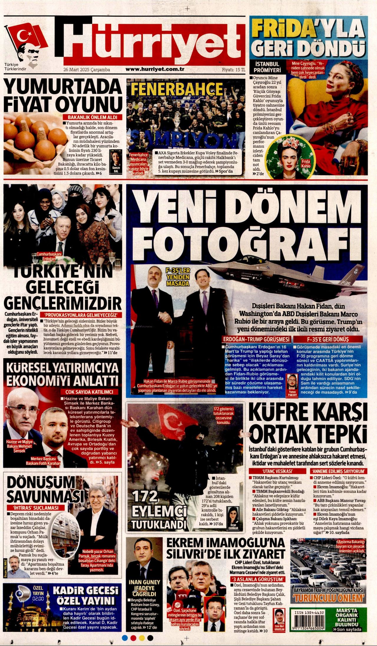 Nefret dalgası yayıyorlar! CHP'de 28 Şubat hortladı! 26 Mart Çarşamba gazete manşetleri 2