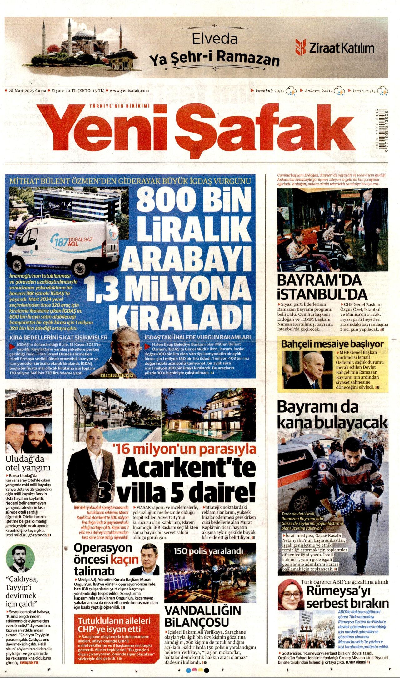 "Çatır çutur paraları indiriyorlar abi" Ferrari'sini 21 milyona satan işadamının telefon görüşmesinde şok detaylar... İşte günün gazete manşetleri... 4