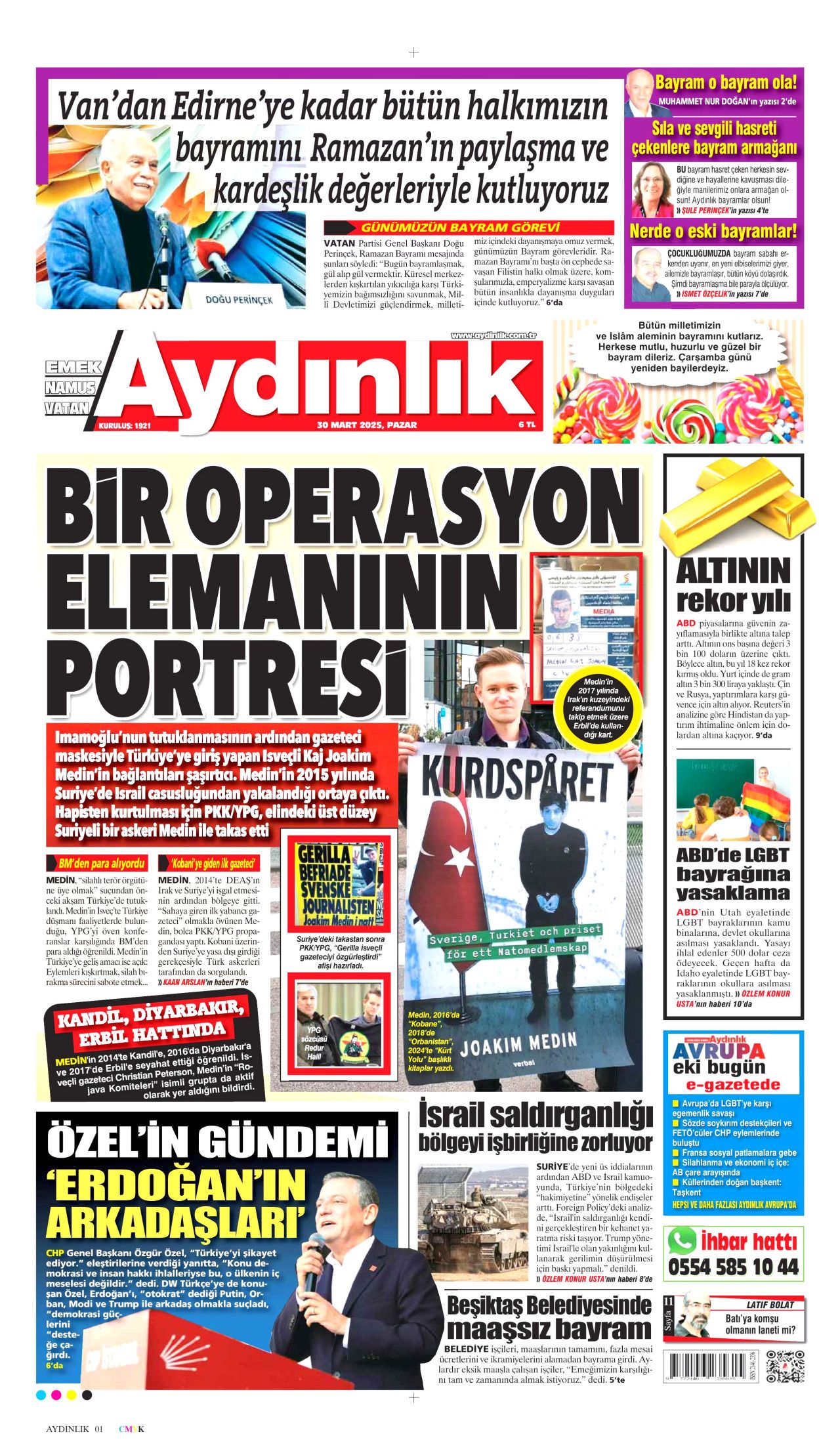 ABD, McCarthy dönemini aratmıyor! Yeni dönem cadı avı! İşte 30 Mart Pazartesi gazete manşetleri... 10