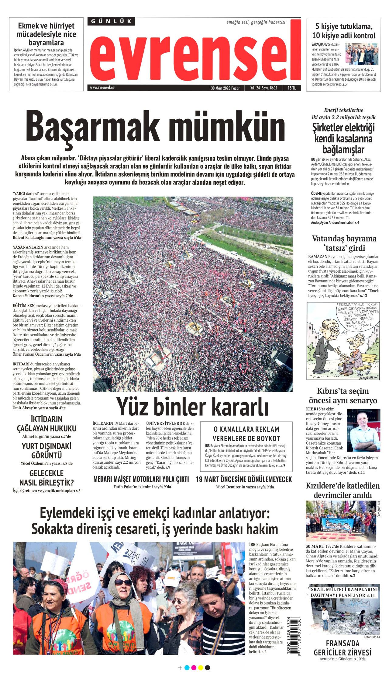 ABD, McCarthy dönemini aratmıyor! Yeni dönem cadı avı! İşte 30 Mart Pazartesi gazete manşetleri... 16