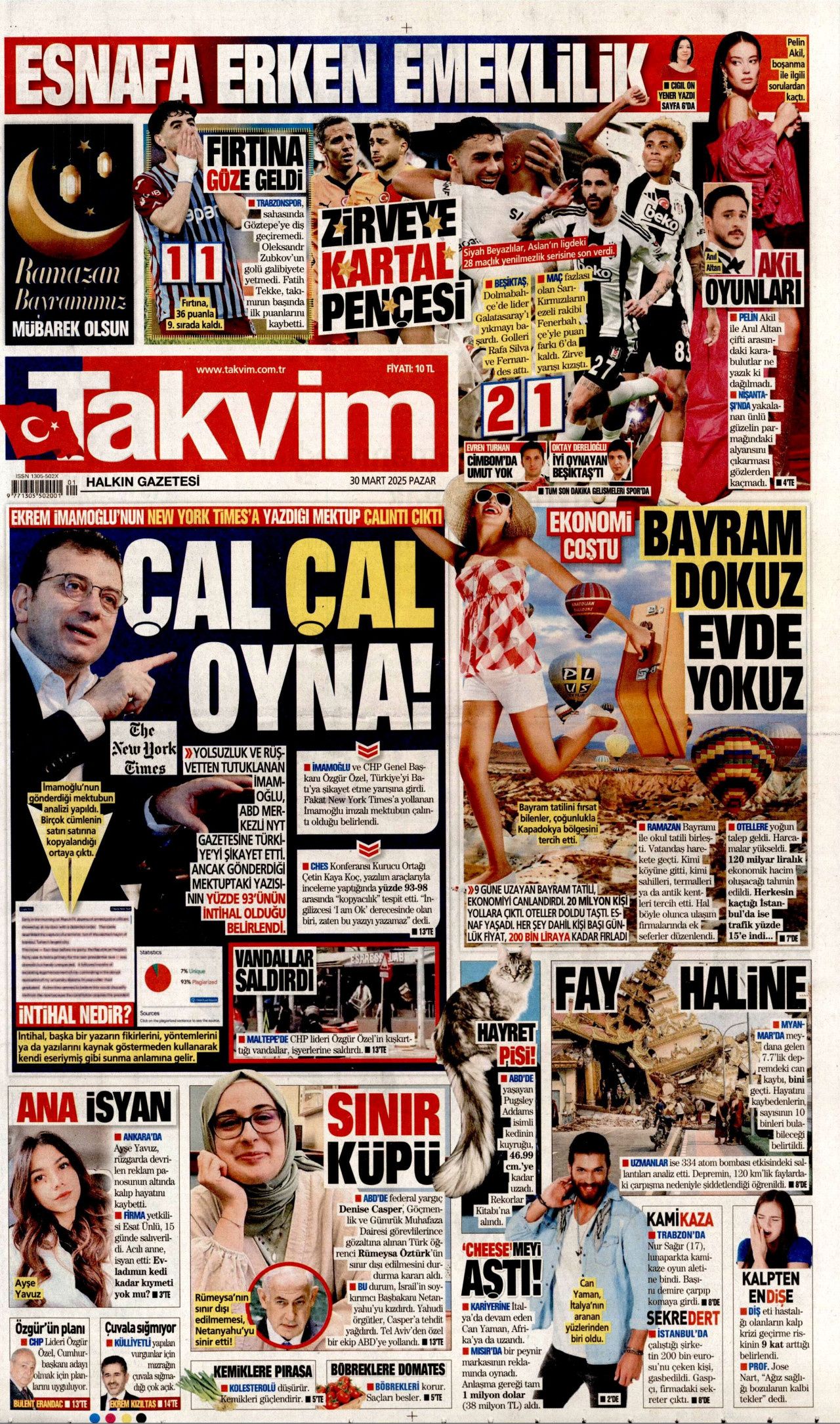 ABD, McCarthy dönemini aratmıyor! Yeni dönem cadı avı! İşte 30 Mart Pazartesi gazete manşetleri... 17