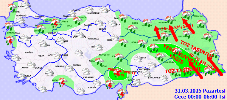 Bayramda hava nasıl olacak? Meteoroloji saat verdi! İstanbul dahil çok sayıda kente sağanak geliyor... 7