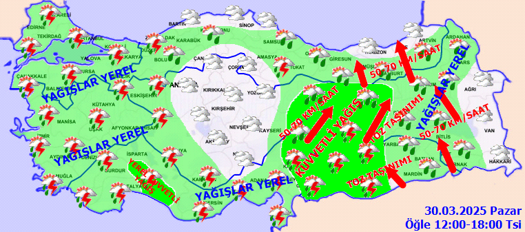 Bayramda hava nasıl olacak? Meteoroloji saat verdi! İstanbul dahil çok sayıda kente sağanak geliyor... 5