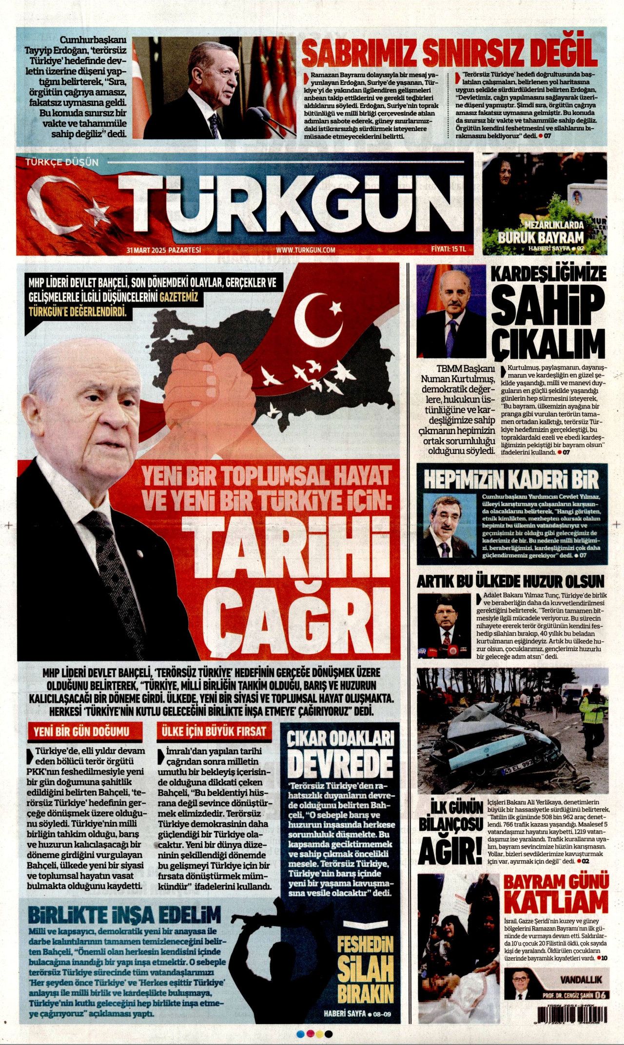 İntihar eden veznedarın eşi haykırdı! "Ahımız tuttu! Eşimin intiharından İmamoğlu sorumlu" 31 Mart Pazartesi gazete manşetleri 10