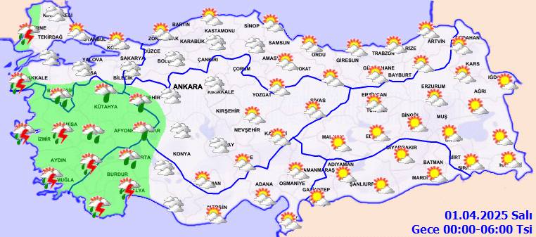 Meteoroloji uyarı üstüne uyarı verdi! Bol yağışlı bir güne hazırlıklı olun! İşte saat saat Türkiye geneli hava durumu.... 7