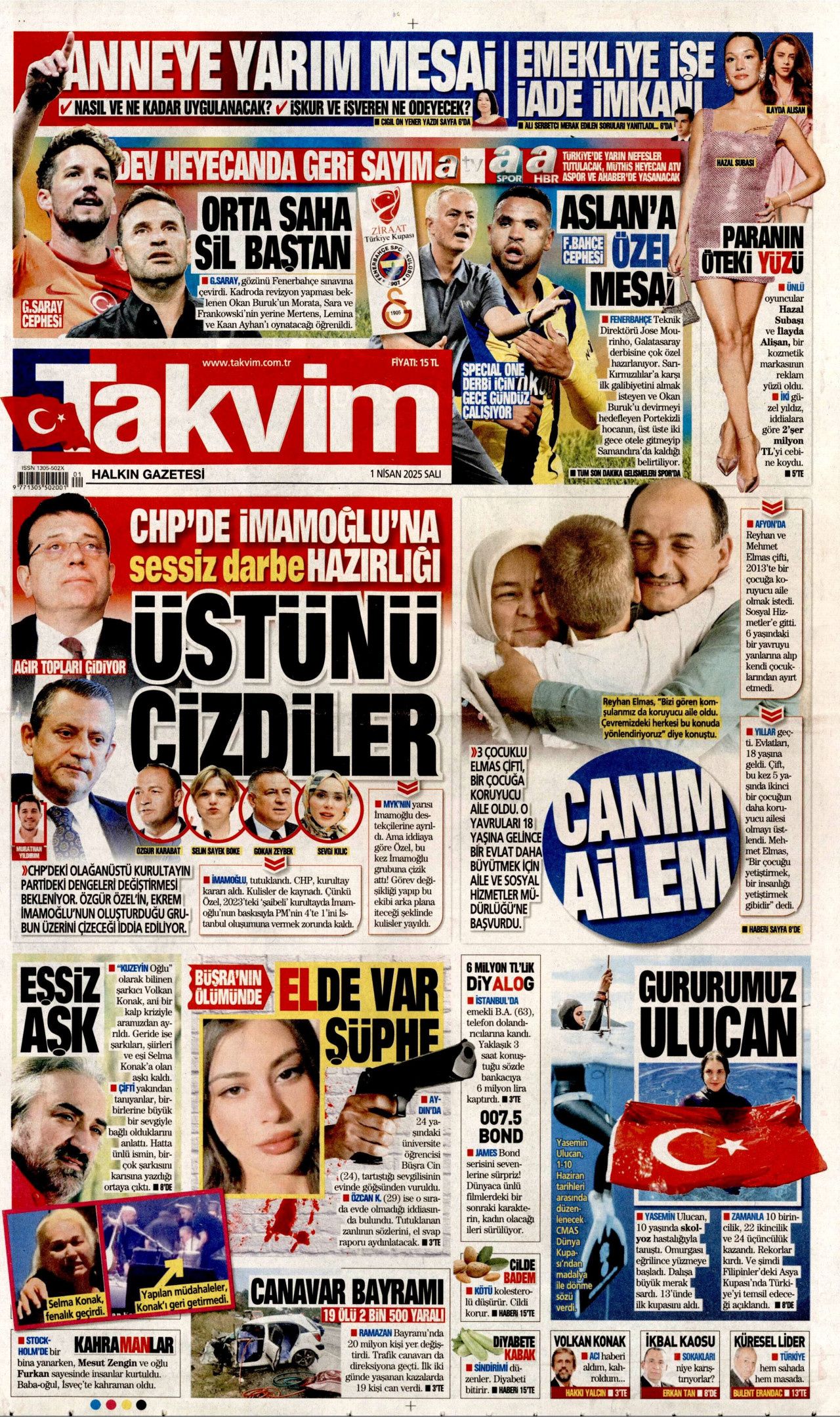 Macron'un rakibi Le Pen'e yolsuzluktan seçim yasağı! İşte 1 Nisan Salı gazete manşetleri... 11