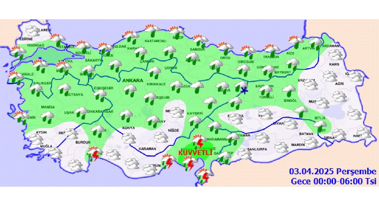 3 Nisan 2025 yurt geneli hava durumu yayınlandı! Başta Ankara, İzmir ve İstanbul'da beklenen sıcaklıklar... 2