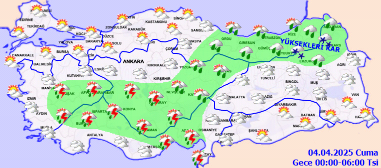Sağanak ve kar yağışı geliyor! Meteoroloji'den İstanbul ve Ankara dahil 78 ile uyarı! Sel ve su taşkınlarına dikkat! 7