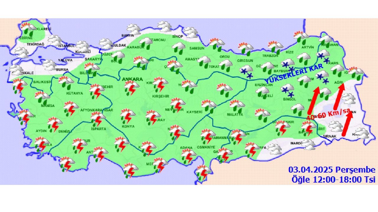 Meteoroloji 4 Nisan 2025 Türkiye geneli hava durumu raporunu yayınladı! Sıcaklıklar yeniden artıyor... 2