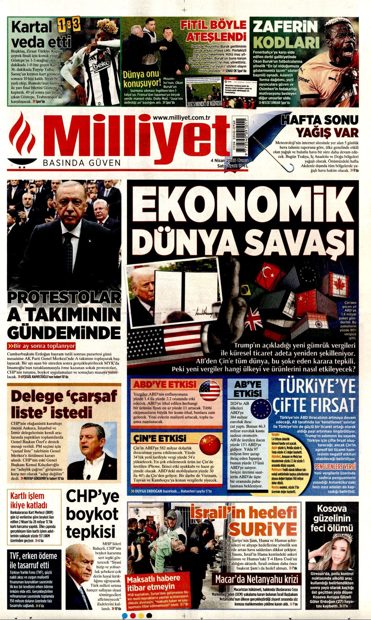 Dünya ticaret savaşları başladı! Türkiye'yi nasıl etkiler? Günün gazete manşetleri... 13