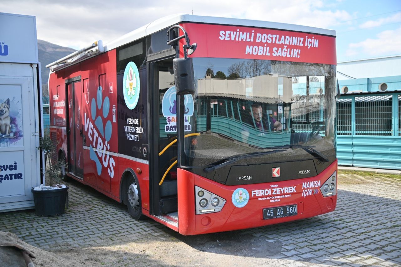 Manisa BŞB'den Vetbüs projesi; sokak hayvanlarının kısırlaştırılması ve tedavisini sağlayacak 1