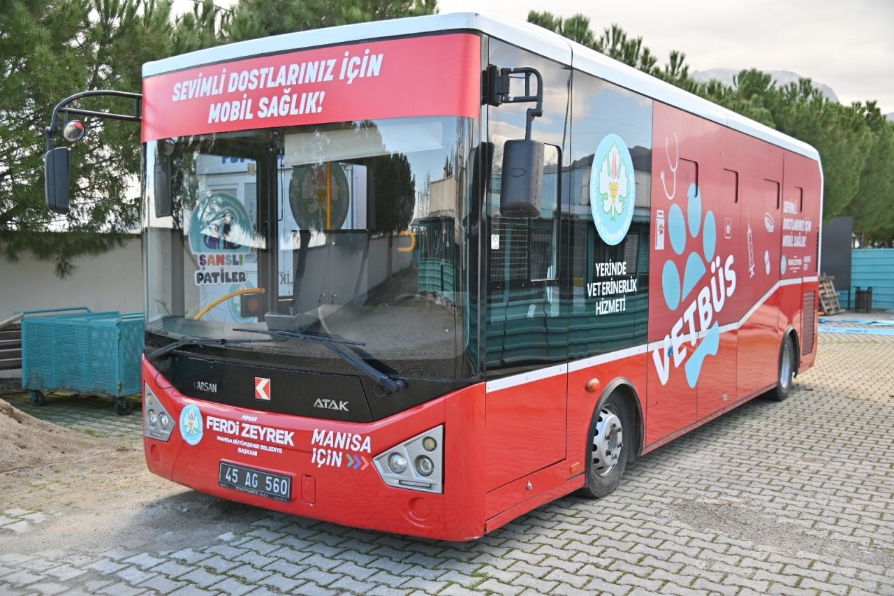 Manisa BŞB'den Vetbüs projesi; sokak hayvanlarının kısırlaştırılması ve tedavisini sağlayacak 4