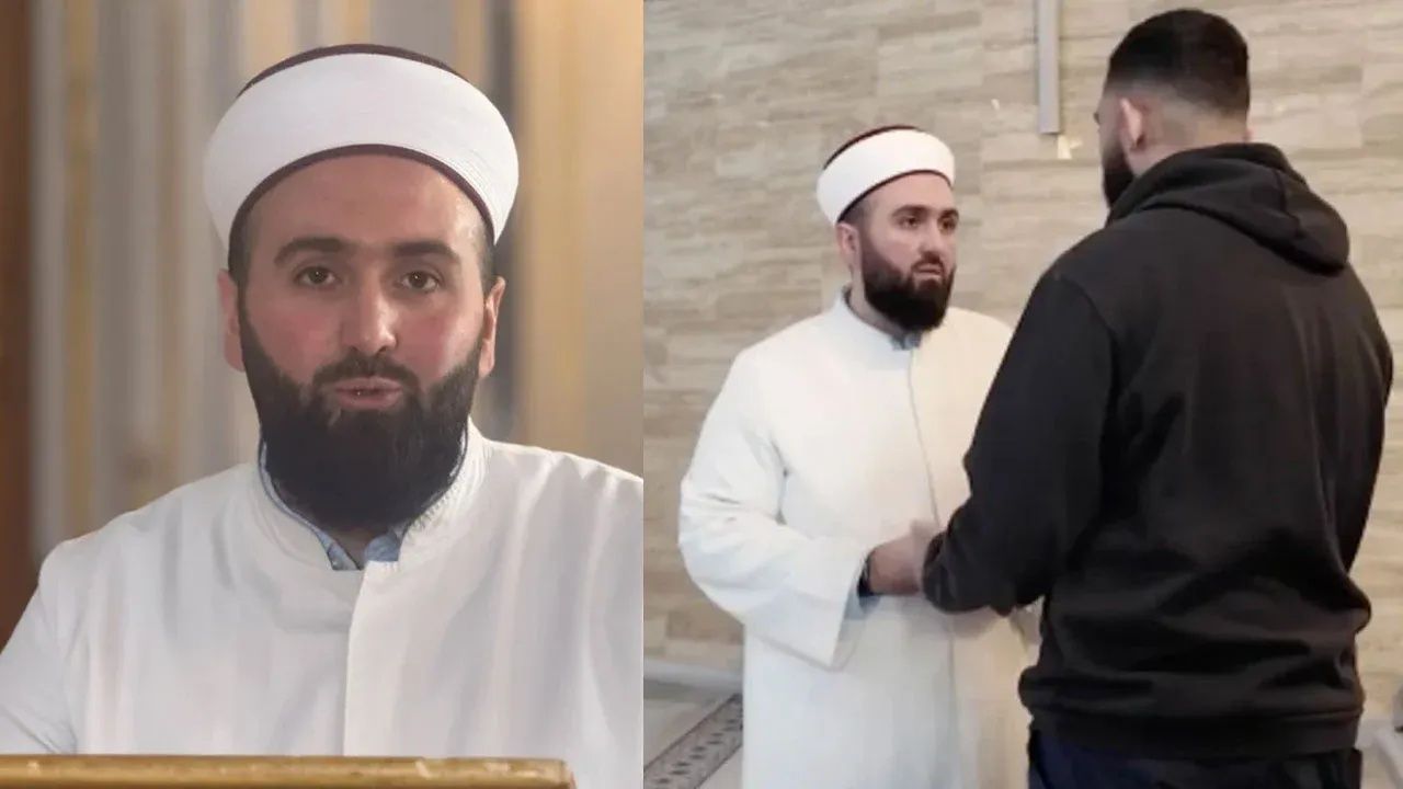 Almanya’da yetişen Türk imam Emre Şahin 3 dilde hutbe okuyor! 90 kişiyi İslam'a yönlendirdi... 1