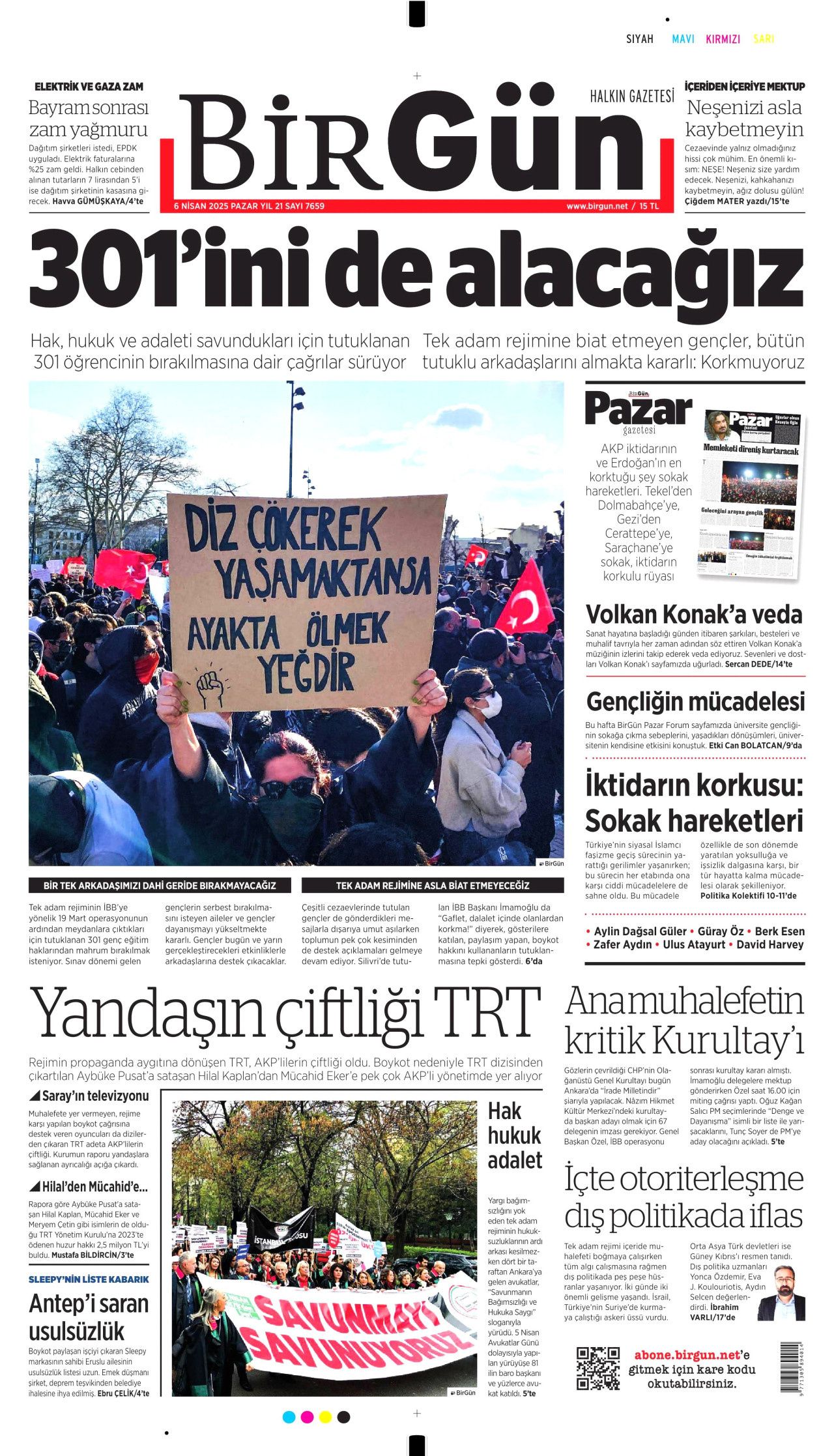 Martta gömüldü, Temmuzda dirildi! İstanbul'da film gibi olay... 6 Nisan Pazar gazete manşetleri 21