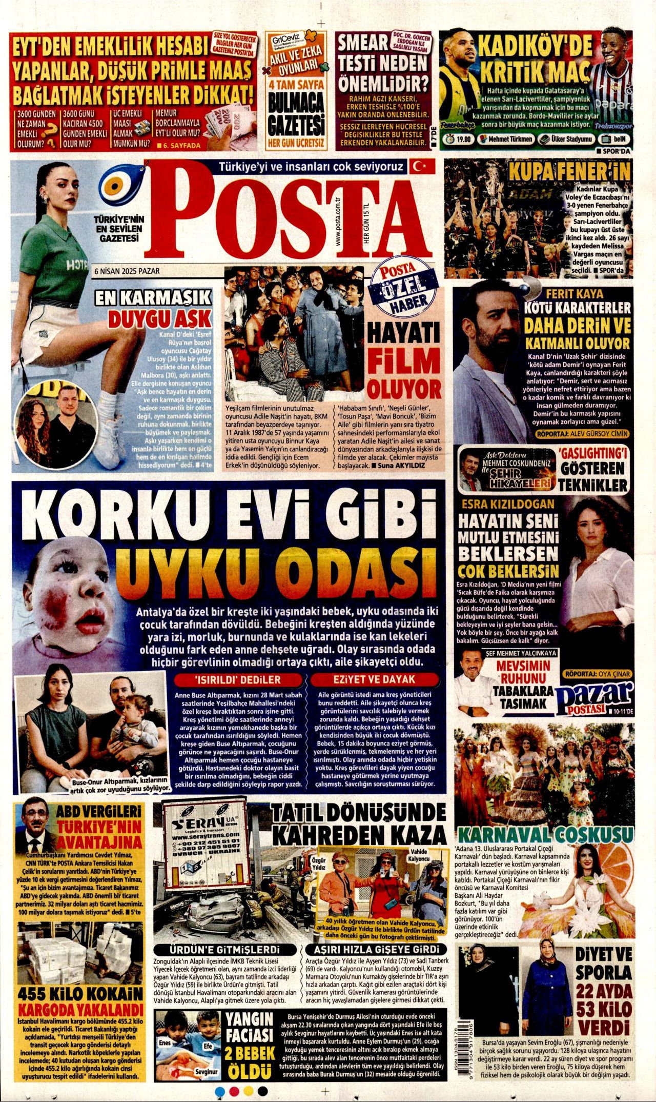 Martta gömüldü, Temmuzda dirildi! İstanbul'da film gibi olay... 6 Nisan Pazar gazete manşetleri 4