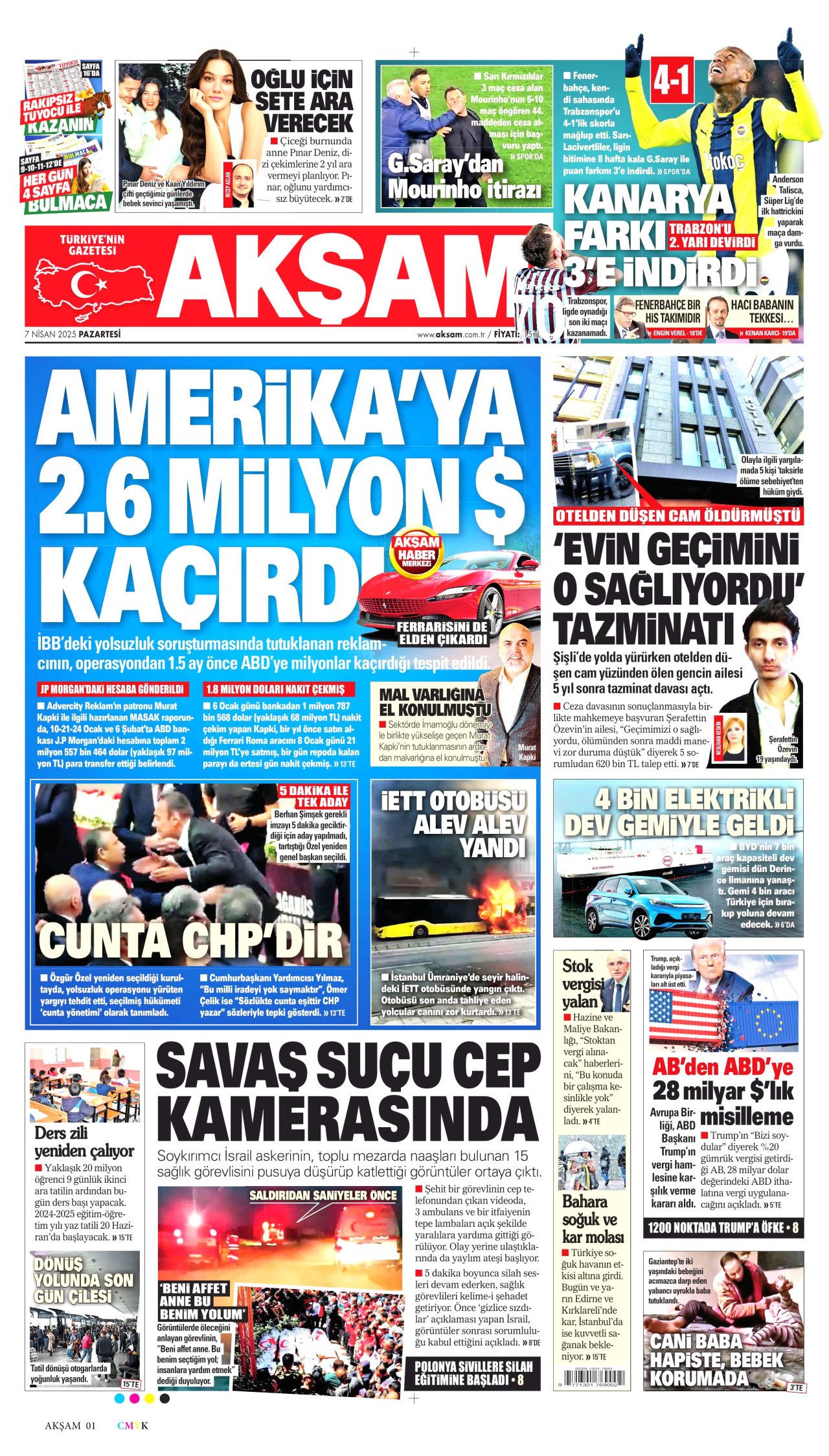 İlk deprem otomotivde! Markalar araç fiyatlarını artırmaya başladı...Bugünün gazete manşetleri 6