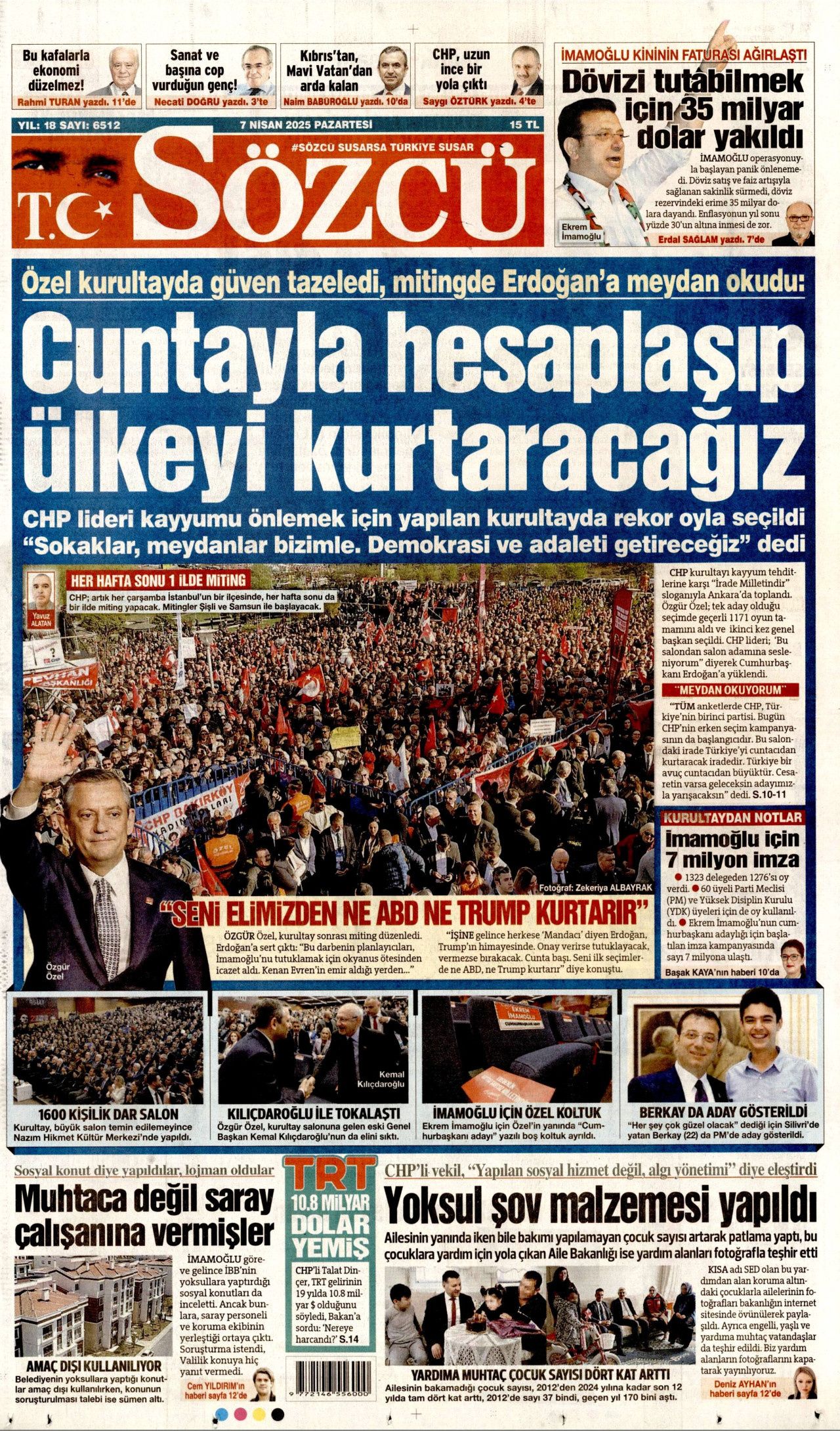 İlk deprem otomotivde! Markalar araç fiyatlarını artırmaya başladı...Bugünün gazete manşetleri 3
