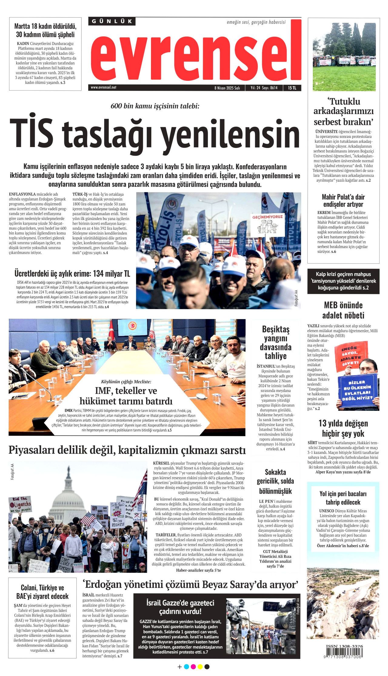 Trump'ın vergi savaşı piyasaları altüst etti! Küresel yangın başladı... Bugünün gazete manşetleri 19