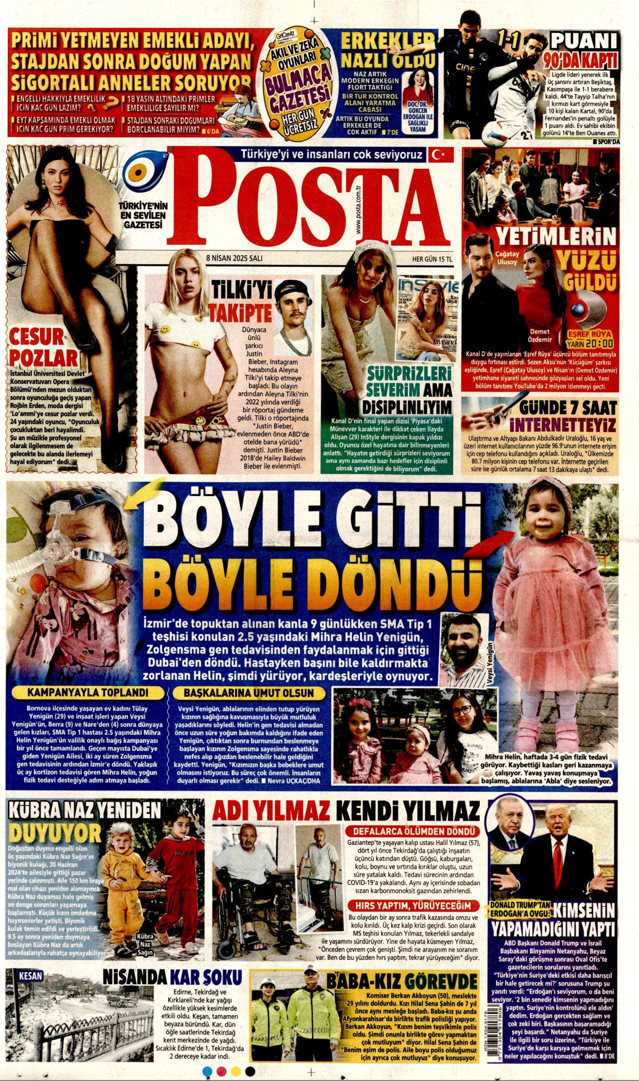 Trump'ın vergi savaşı piyasaları altüst etti! Küresel yangın başladı... Bugünün gazete manşetleri 14