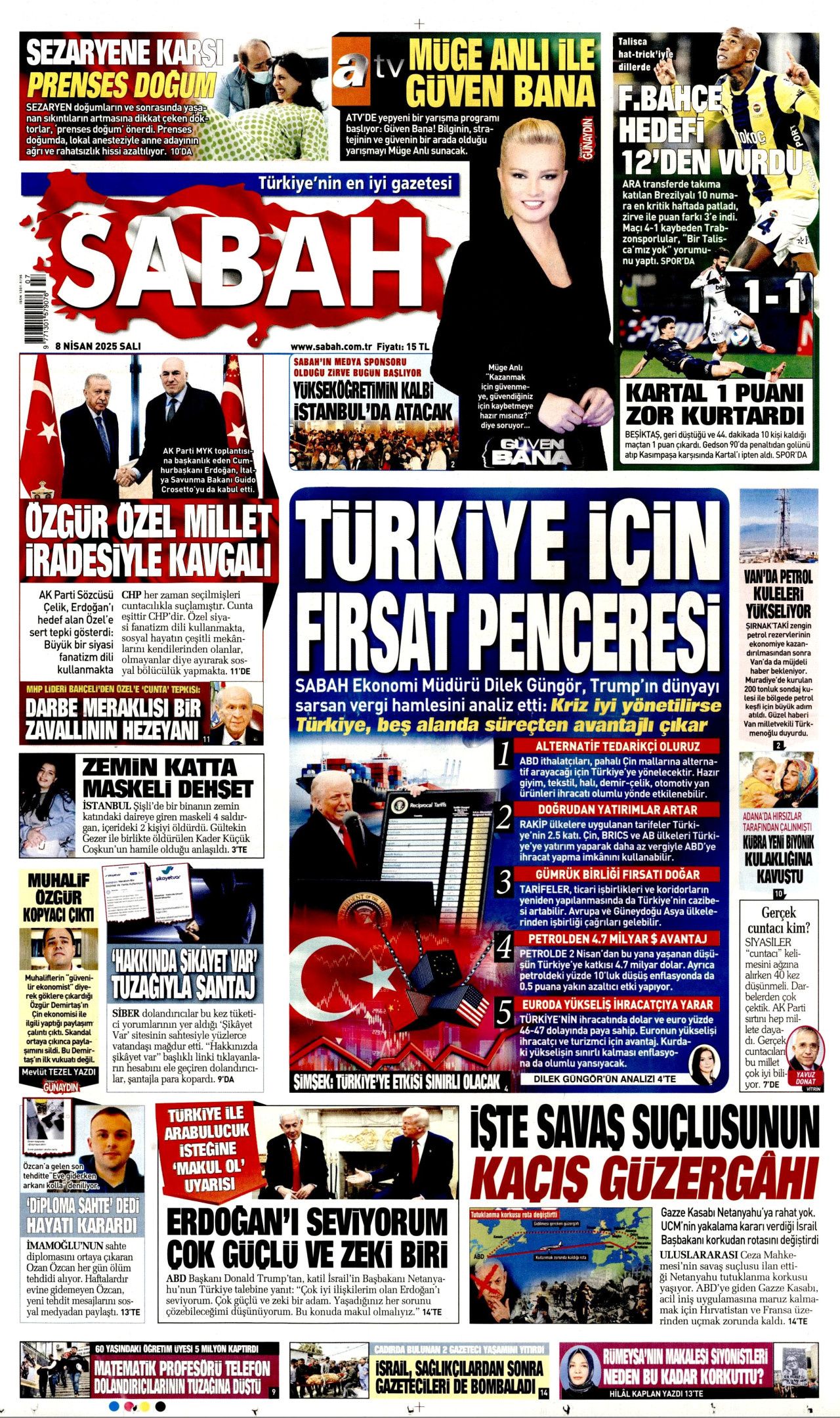 Trump'ın vergi savaşı piyasaları altüst etti! Küresel yangın başladı... Bugünün gazete manşetleri 2